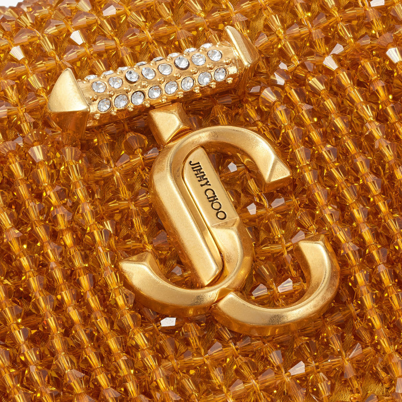 Varenne Mini Shoulder
Sunflower Satin Mini Shoulder Bag with Crystal Fringe 5