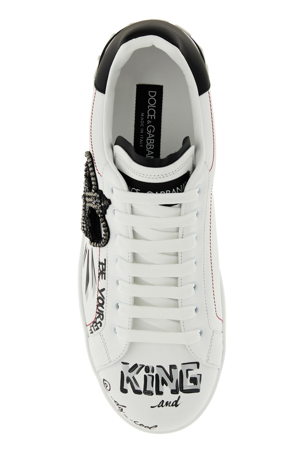 White leather sneakers - 4