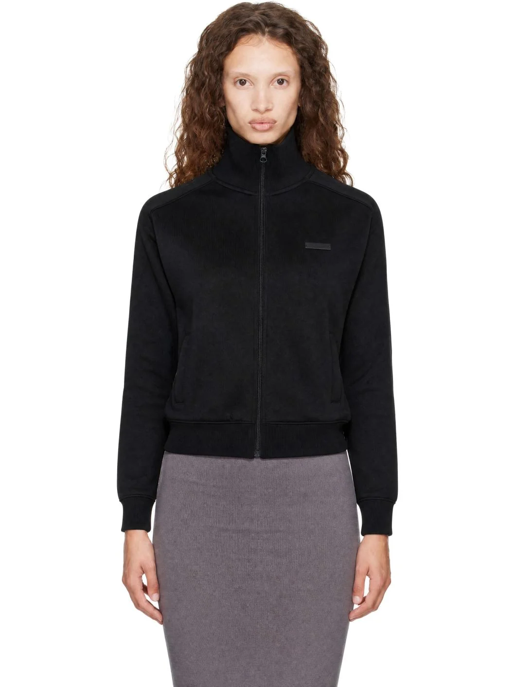 Black Base Track Jacket - 1
