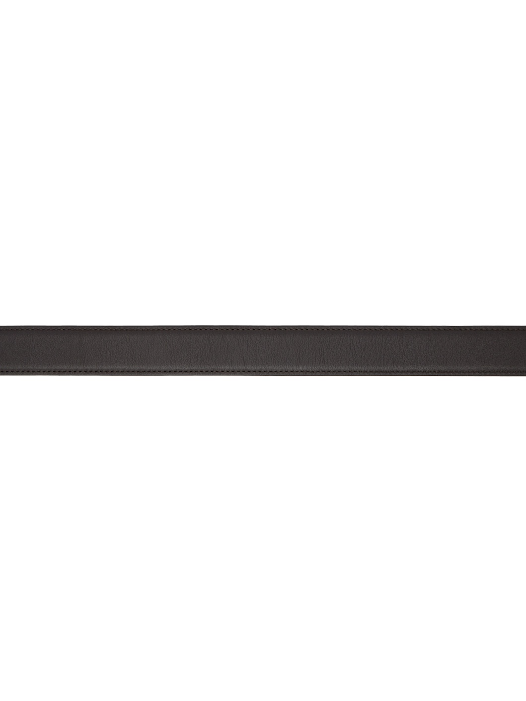 Brown Stitch Trimmed Belt - 2