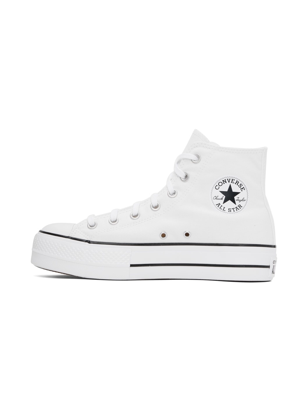 White Chuck Taylor All Star Platform Sneakers - 3