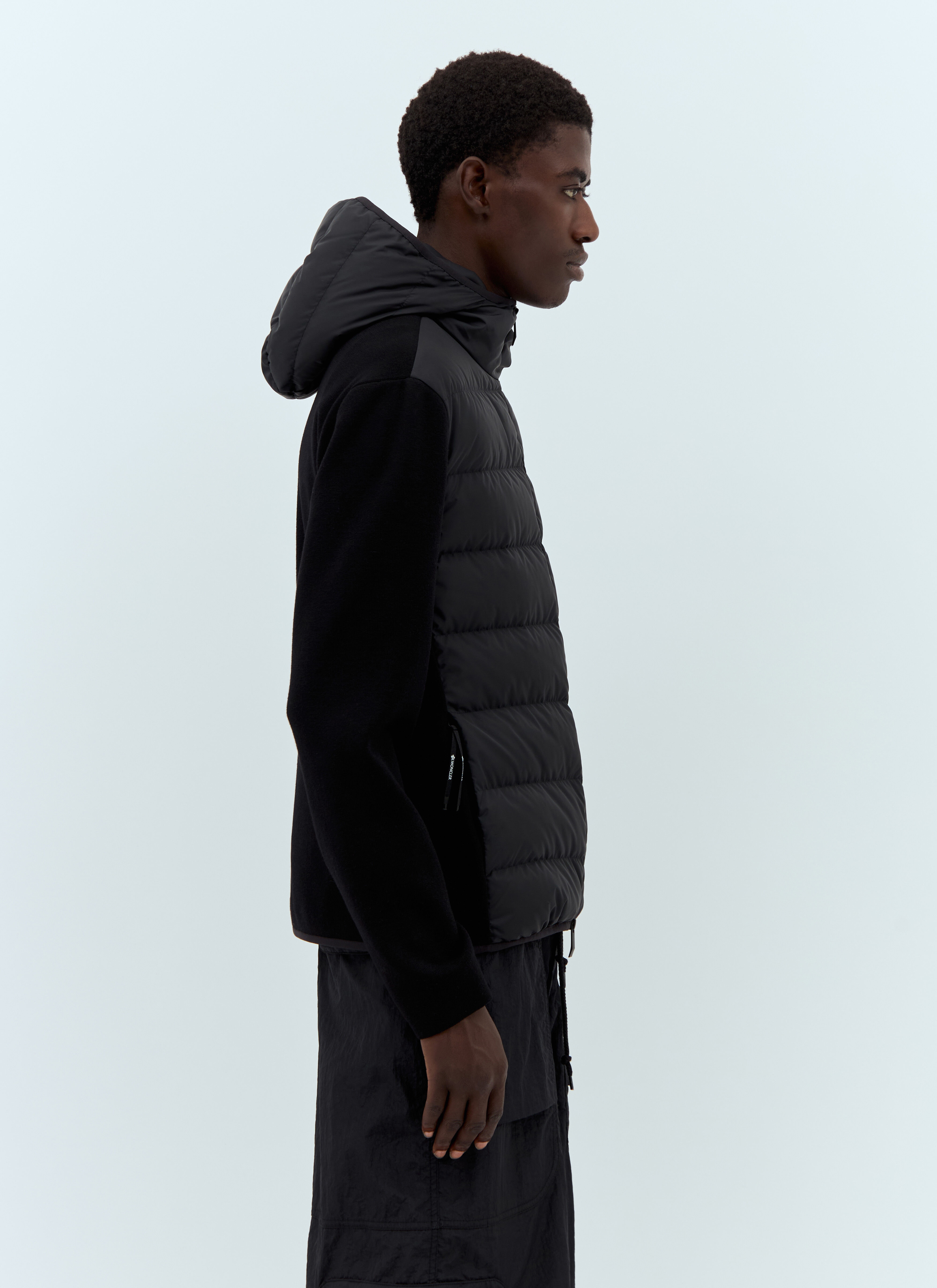 Zip-Up Padded Cardigan - 4