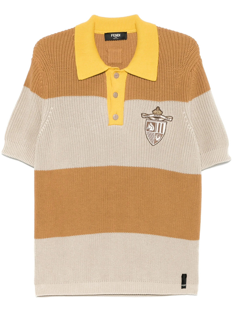 Striped Polo Shirt - 1