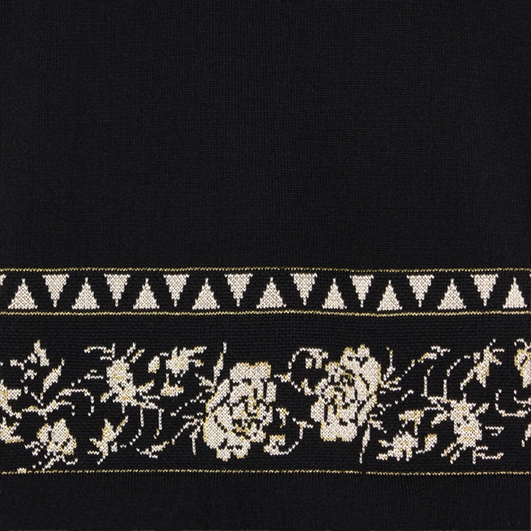 Knitted Polo Shirt With Jacquard Pattern - 5