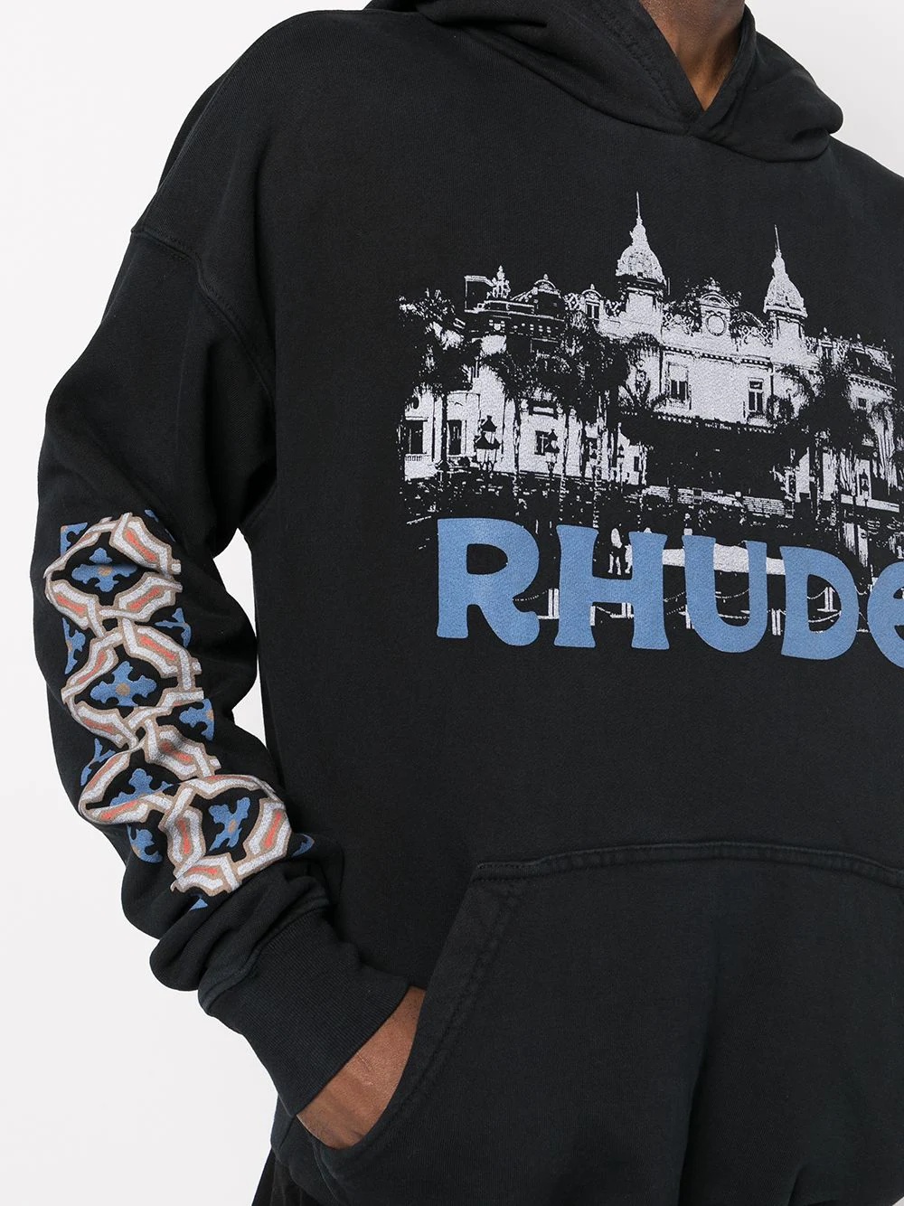 Casino graphic-print hoodie - 5