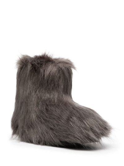 STAND STUDIO Olivia faux-fur ankle boots outlook