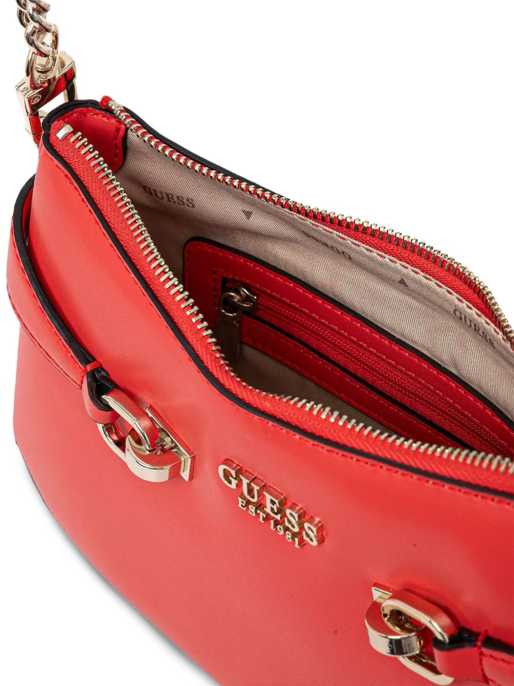 logo-lettering shoulder bag - 4