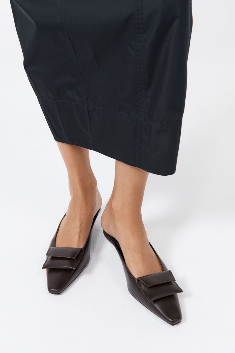 Petit Pouch Heel - Coffee - 4