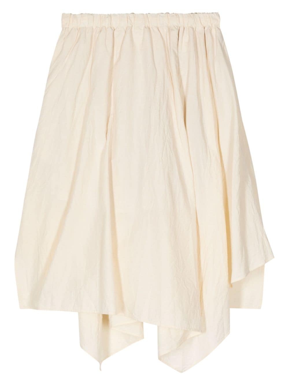 drawstring-waist pleated skirt - 2