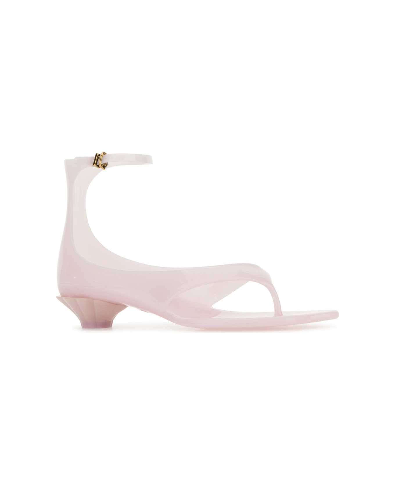 Pastel Pink Tpu Chloã© Jelly Thong Sandals - 2