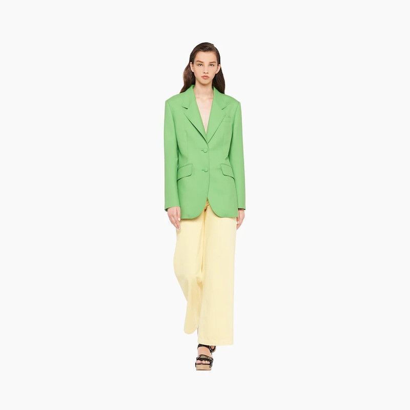 Miu Miu Single-breasted levantine jacket outlook