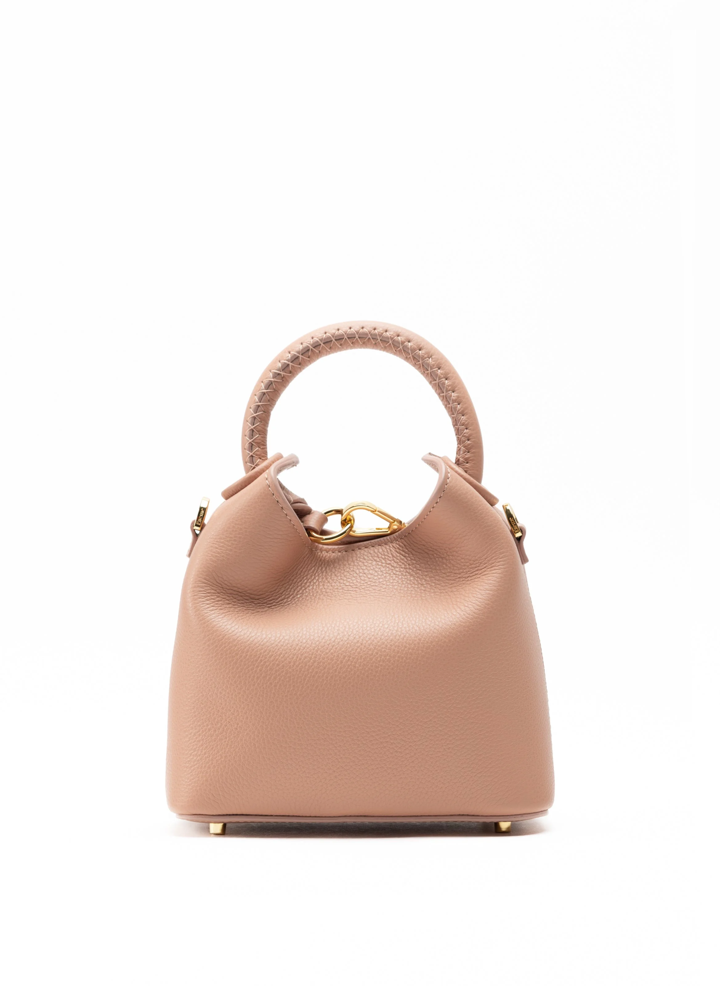 Madeleine Pebbled Leather Dust Pink - 1