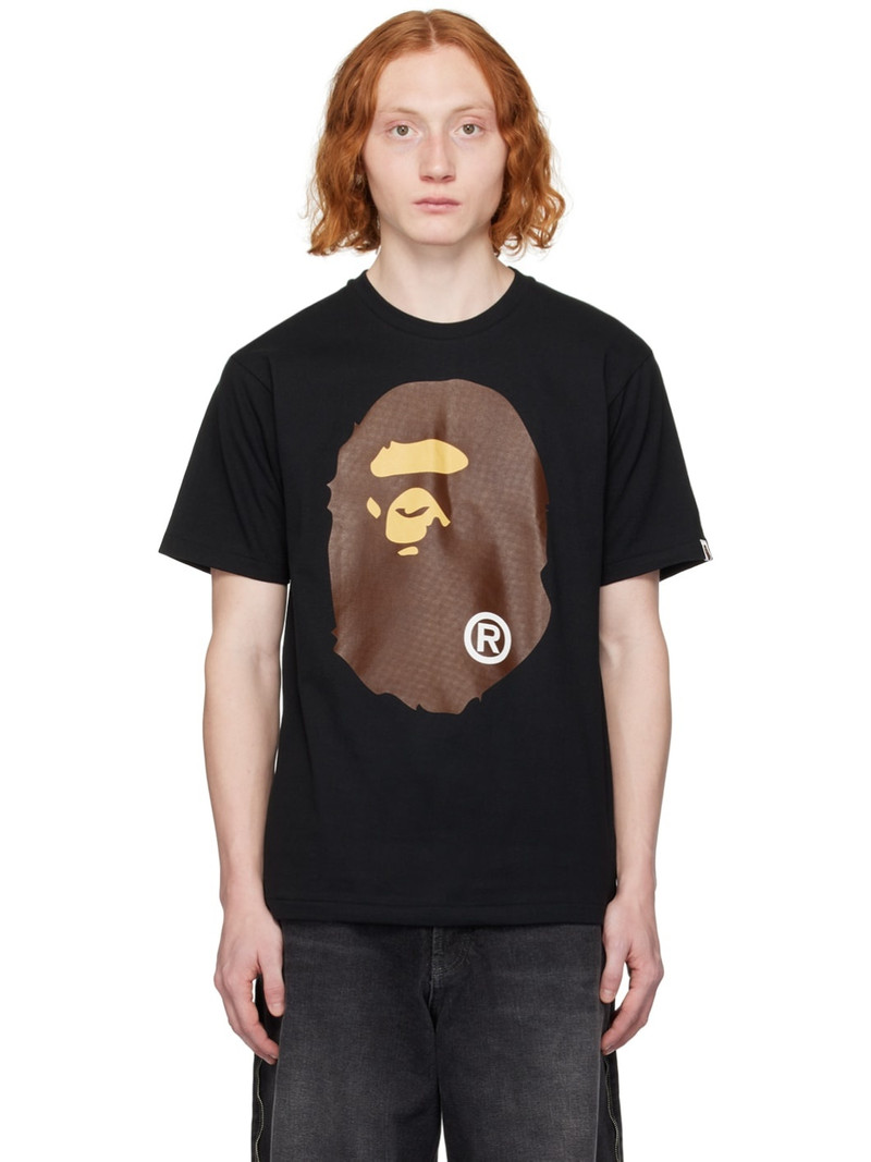 Black Big Ape Head T-Shirt - 1