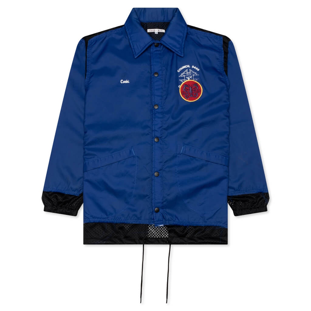 COACH JACKET COVERED JACKET - BLUE - 1