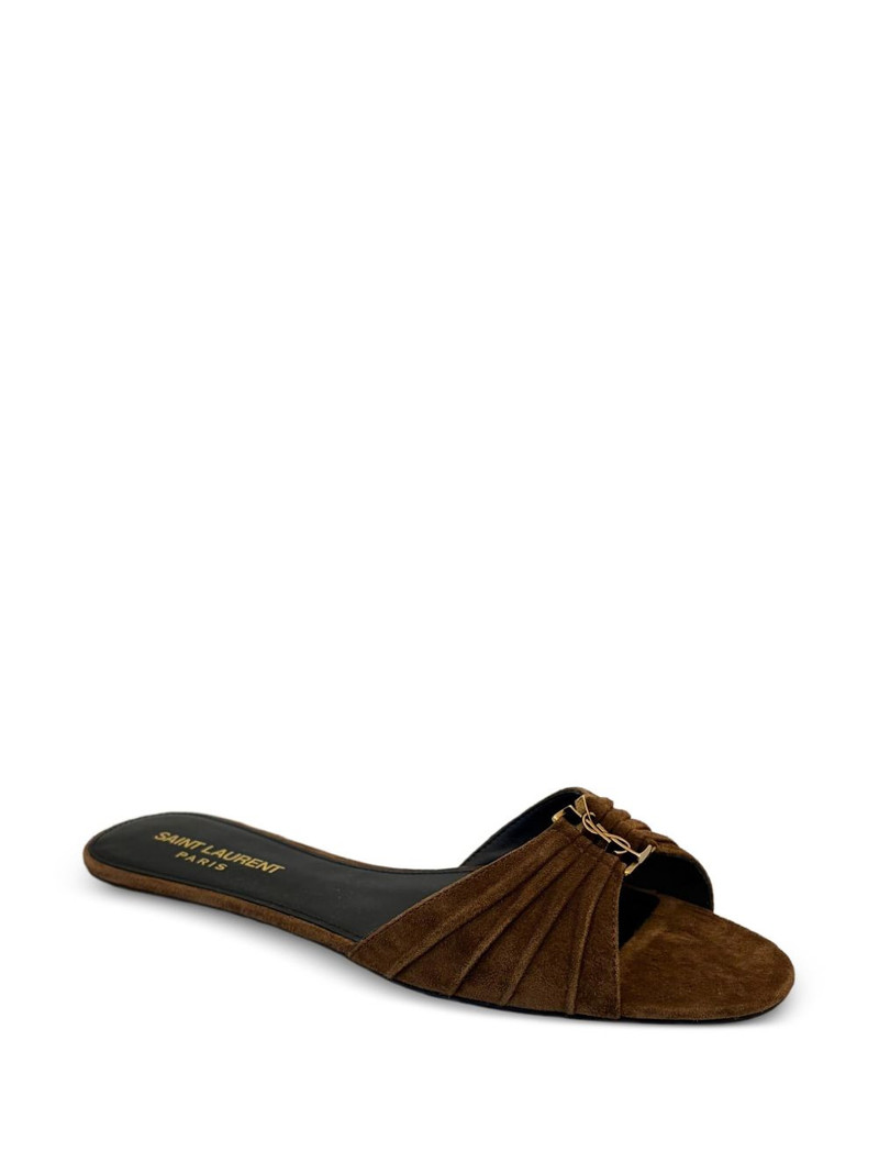 SAINT LAURENT Babylone flat sandals outlook