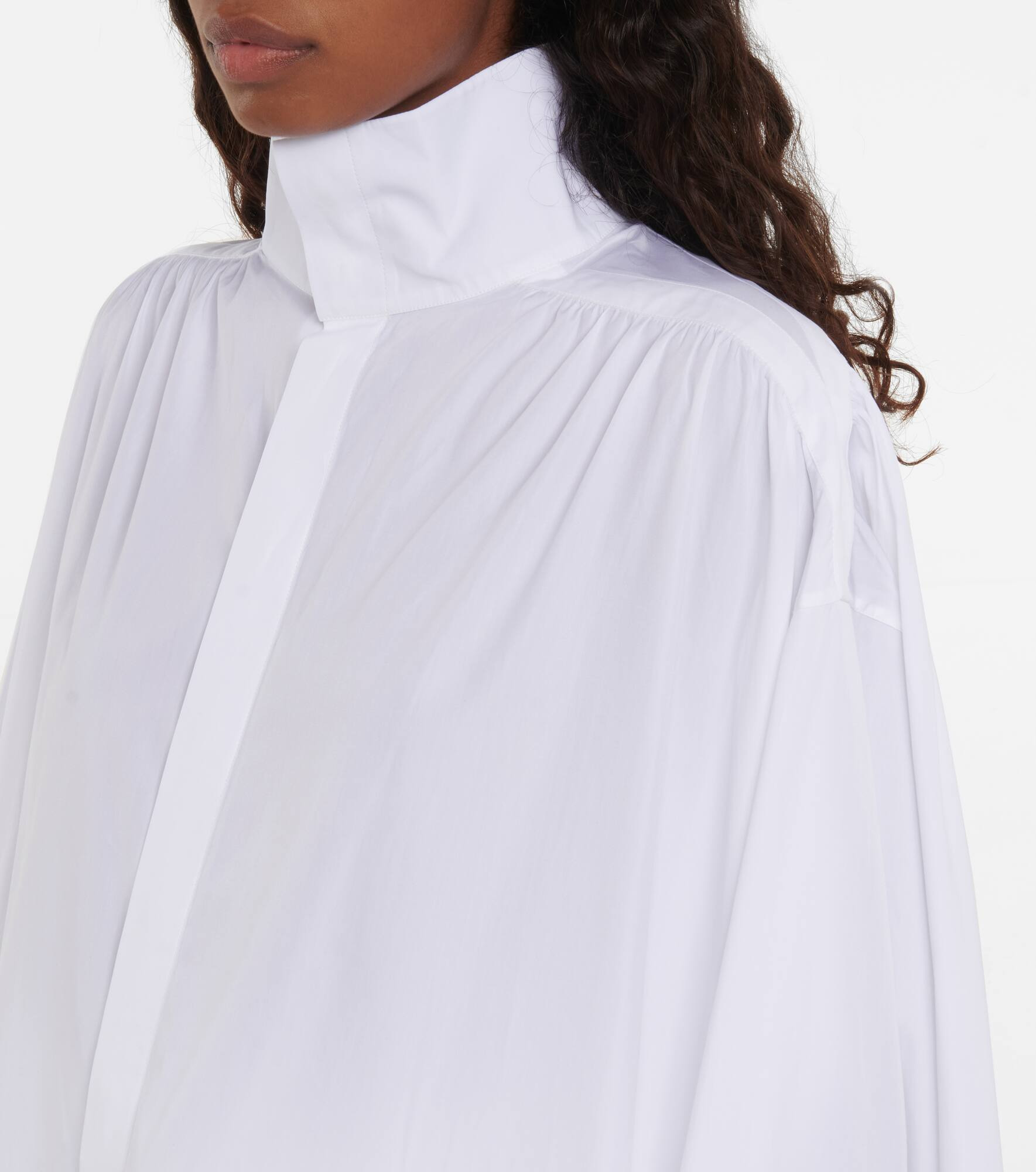 Oversized cotton shirt - 4
