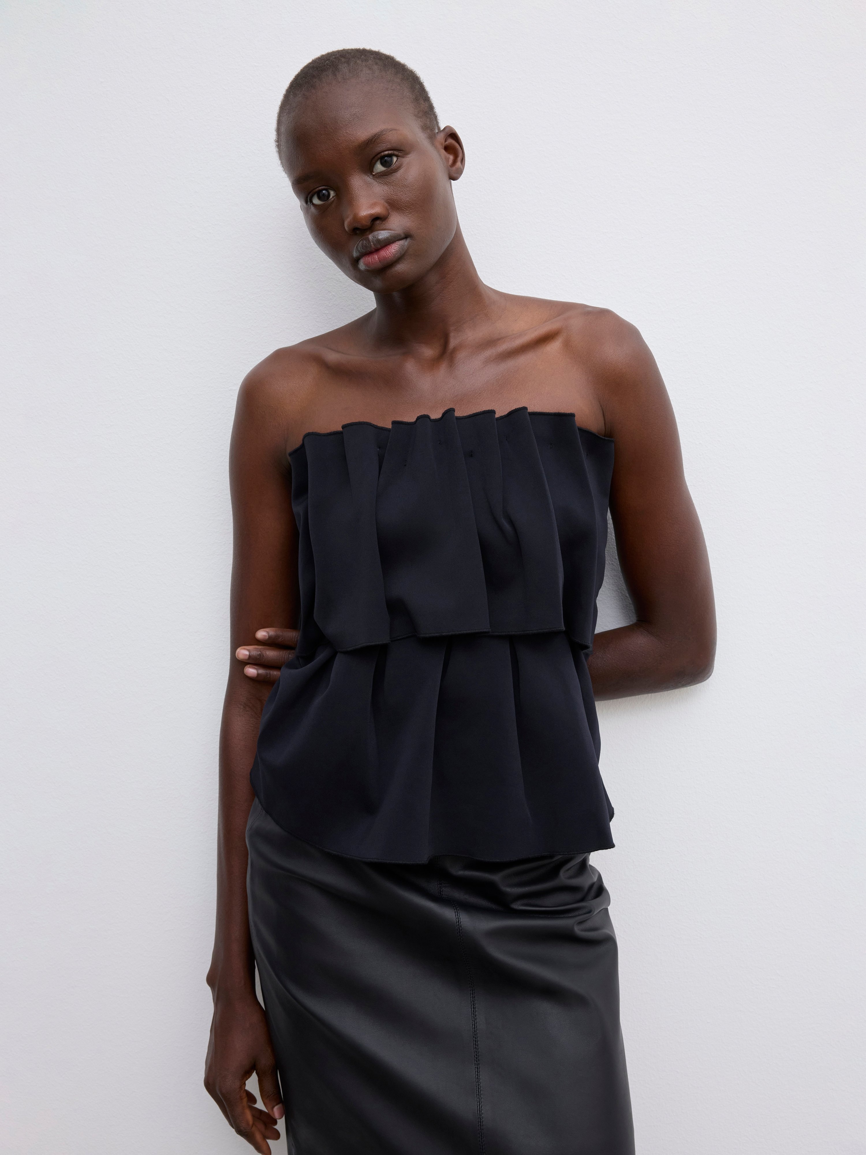 Sculpted tube top - 2