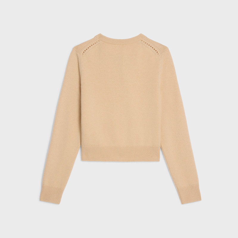 CELINE triomphe cardigan in scottish cashmere outlook