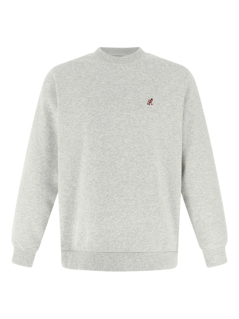 embroidered crew-neck sweatshirt - 1