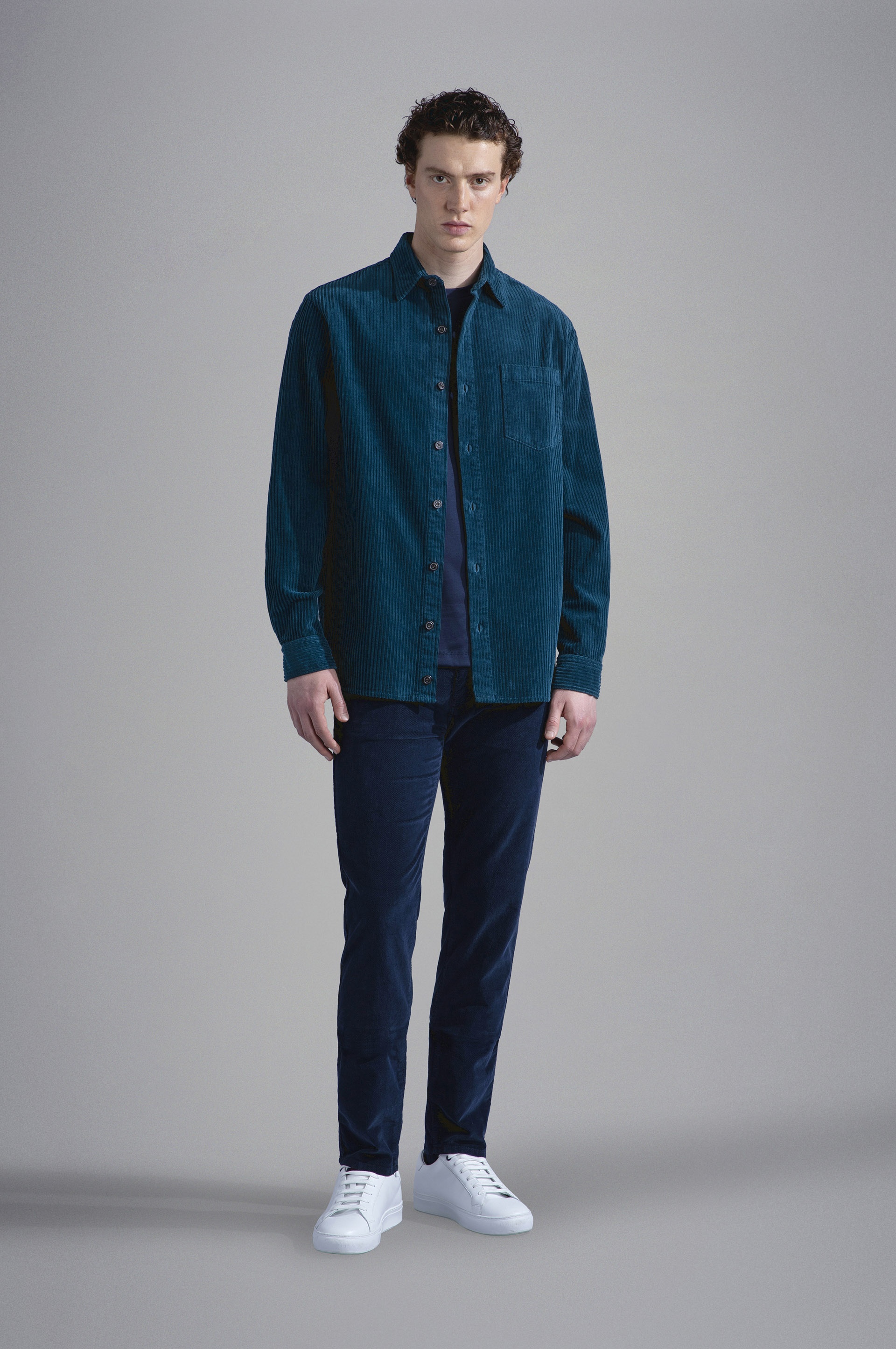 GARMENT DYED 5-POCKETS TROUSERS - 2