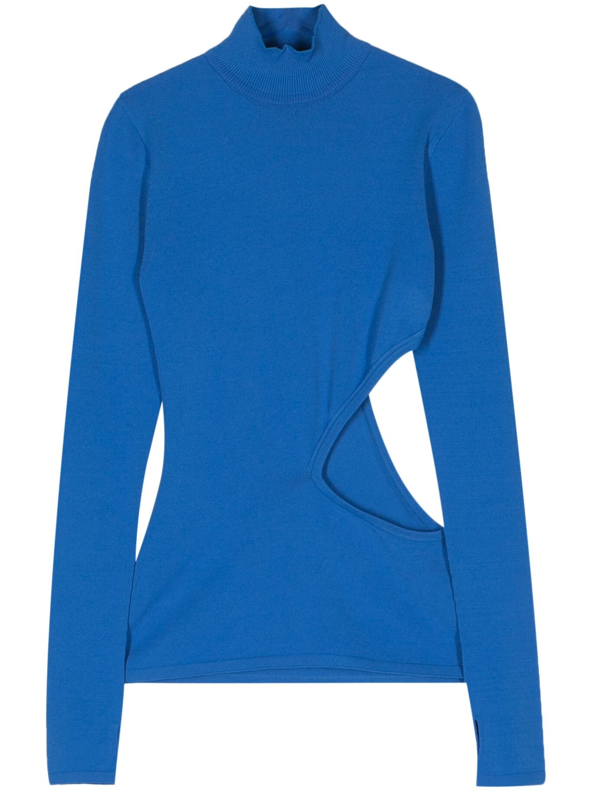 blue Mellow cut-out sweater - 1
