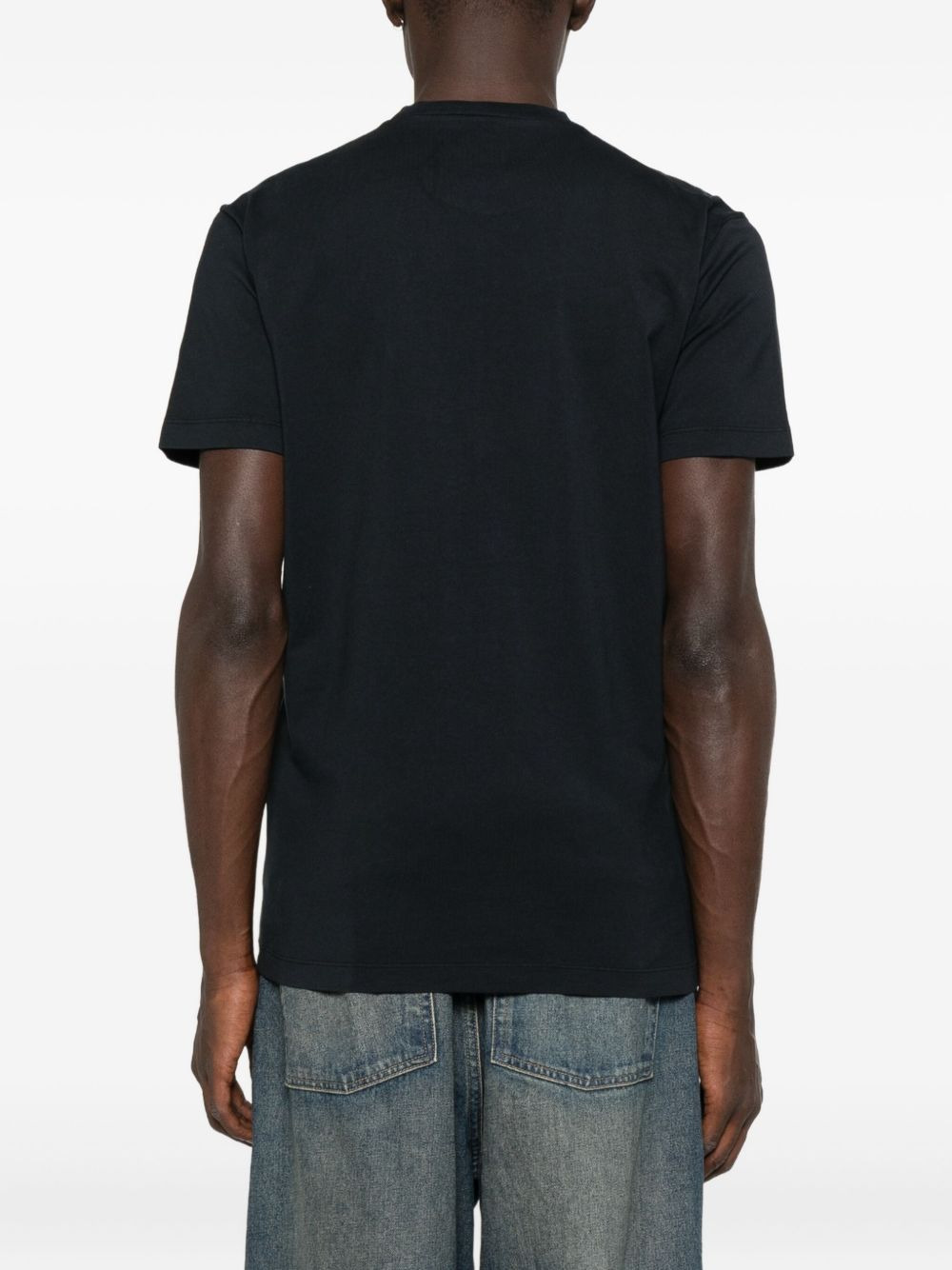 lettering-print T-shirt - 3