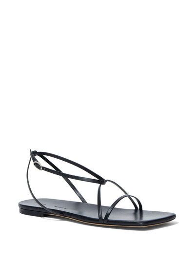 Proenza Schouler square-toe leather sandals outlook