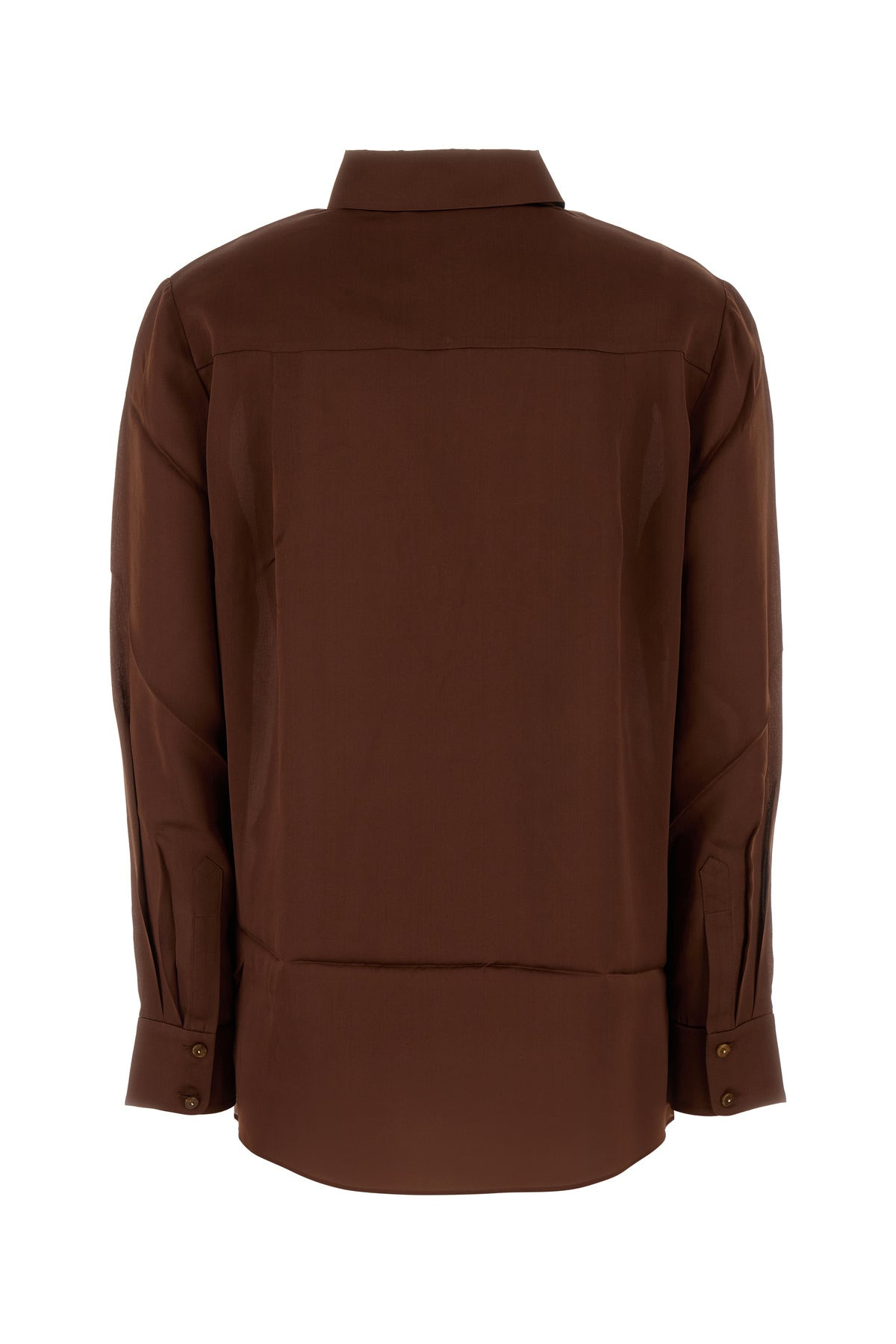 Chocolate satin Hypnotic shirt - 2