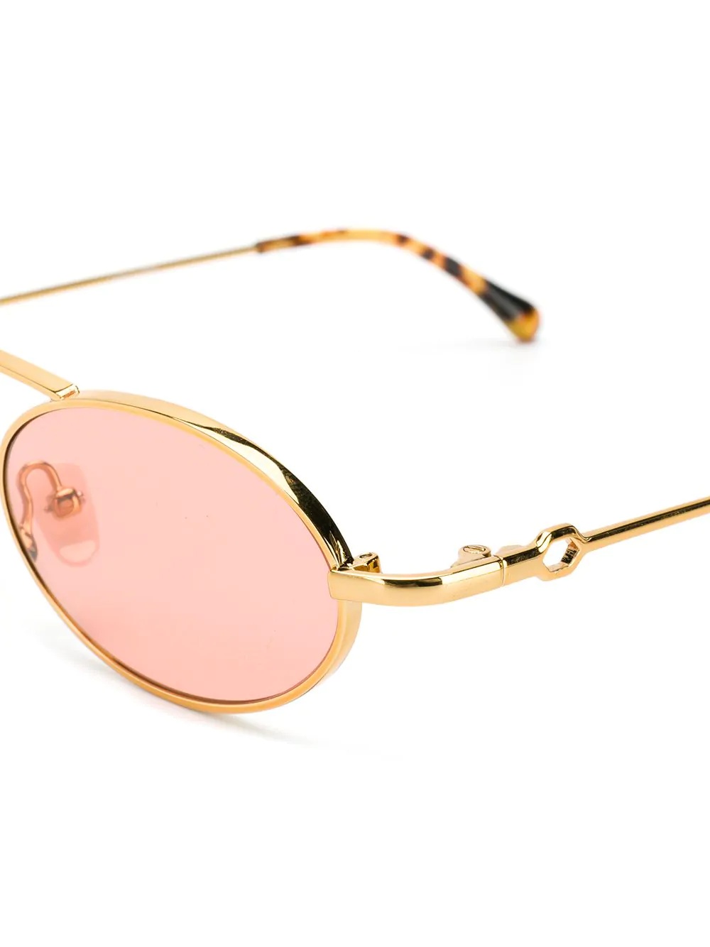 Linda Farrow x Alessandra Rich chain detail sunglasses - 3