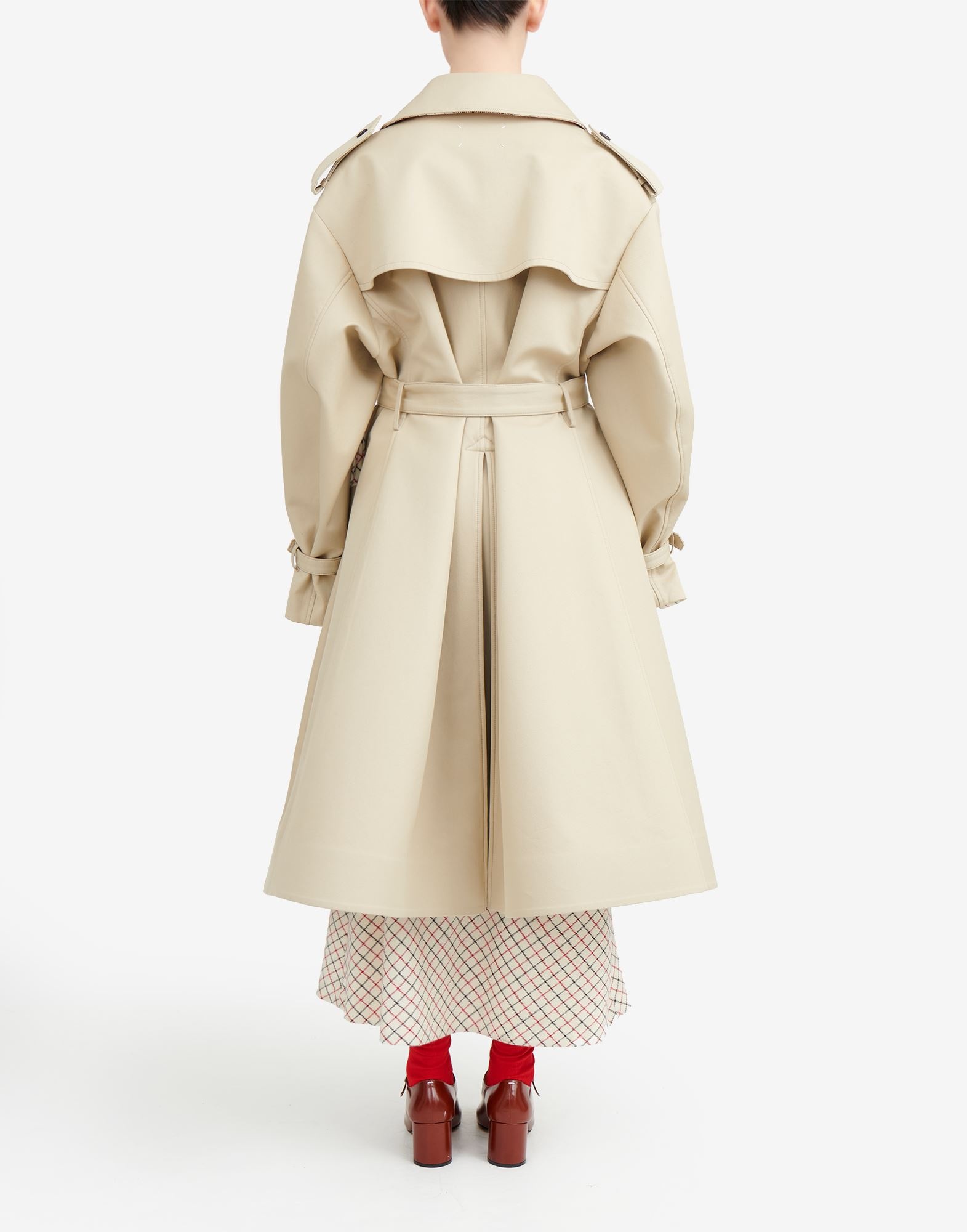 Décortiqué cotton trench coat - 4
