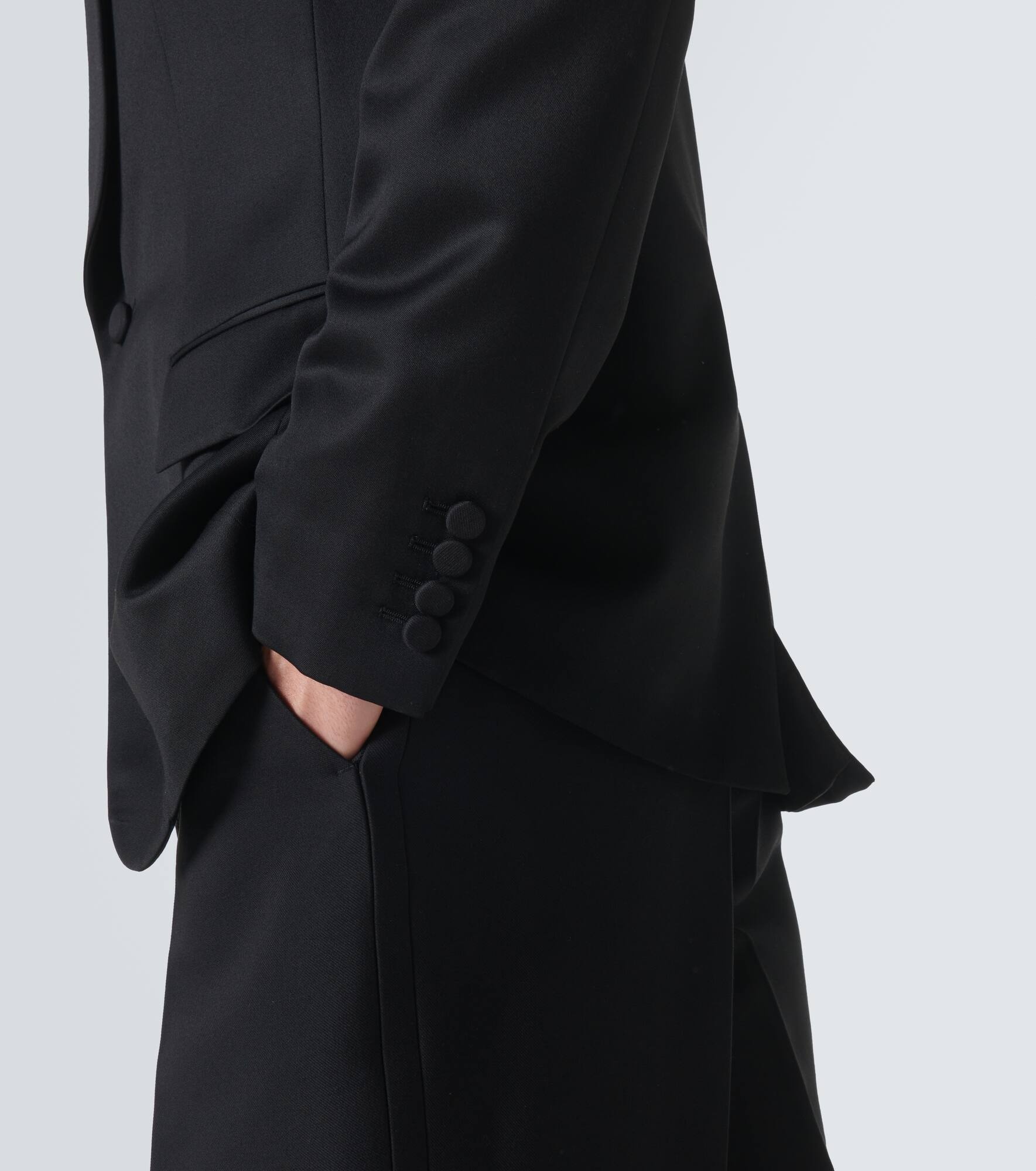 Single-breasted wool suit - 8