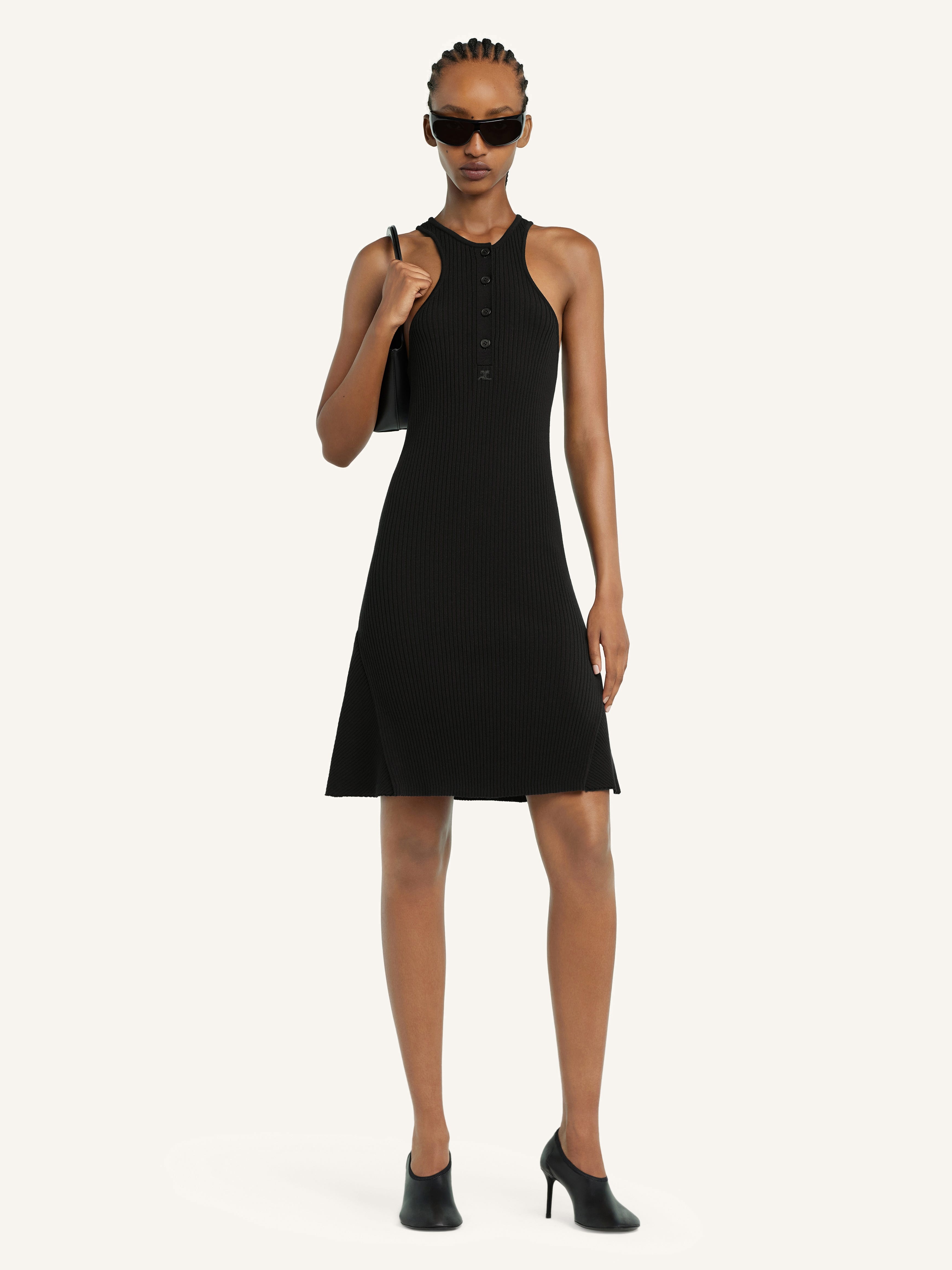 MINI SCUBA RIB KNIT DRESS - 2