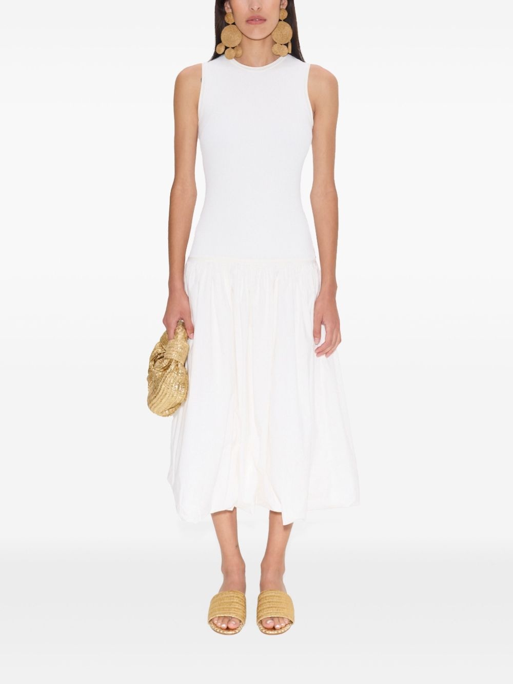 Yanez poplin midi dress - 2