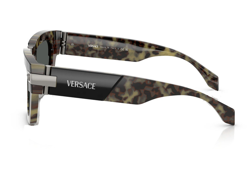 VERSACE Versace Rectangle Sunglasses Havana (0VE4464 545687) outlook