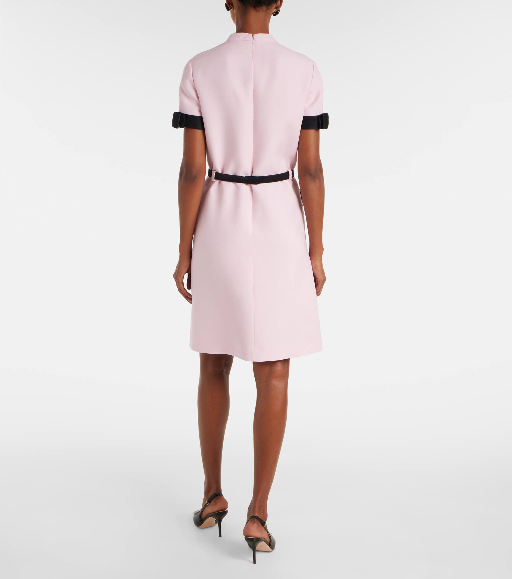 Crepe Couture bow-detail minidress - 3