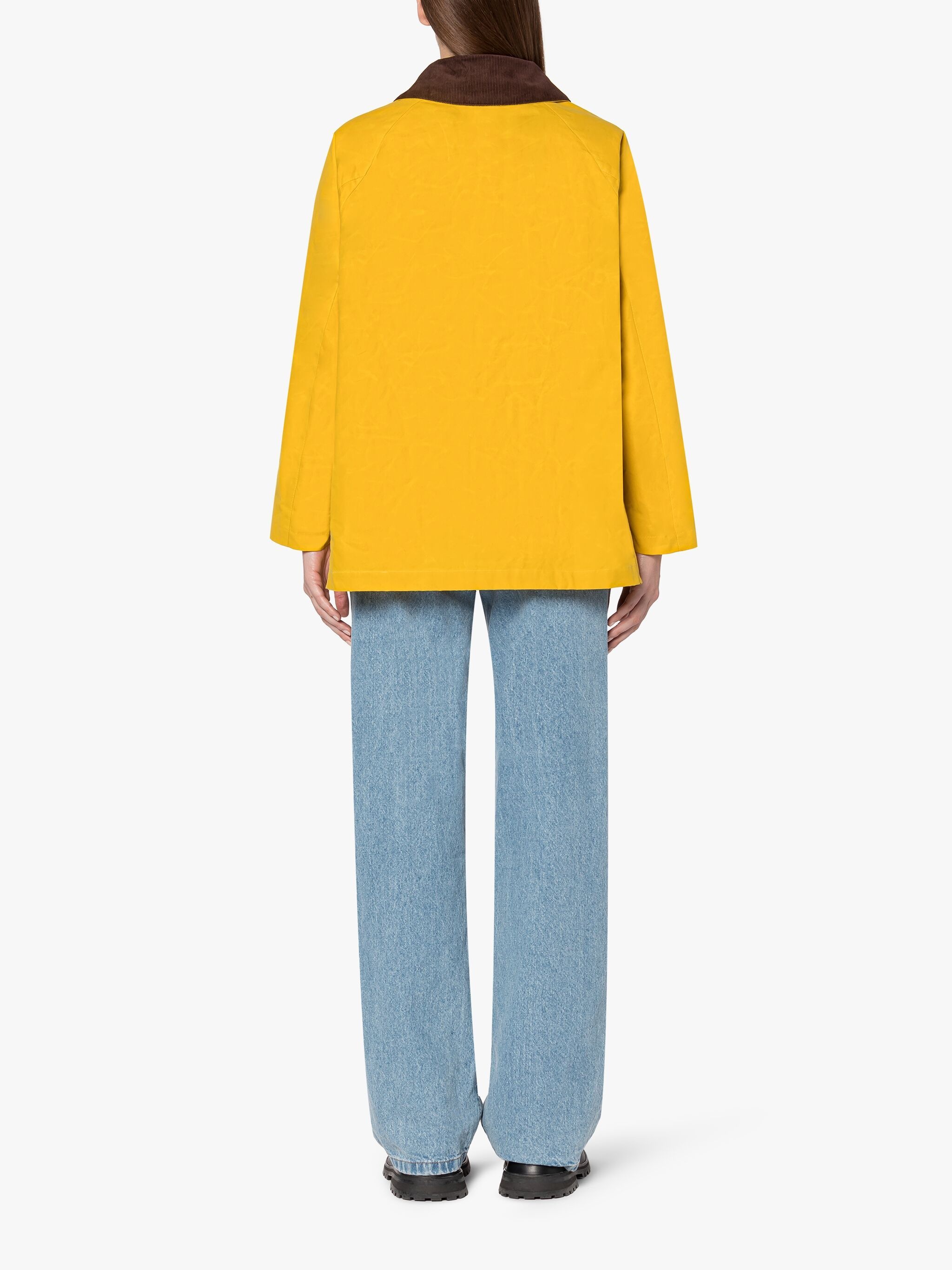 BLAIR YELLOW WAXED COTTON FIELD JACKET - 4