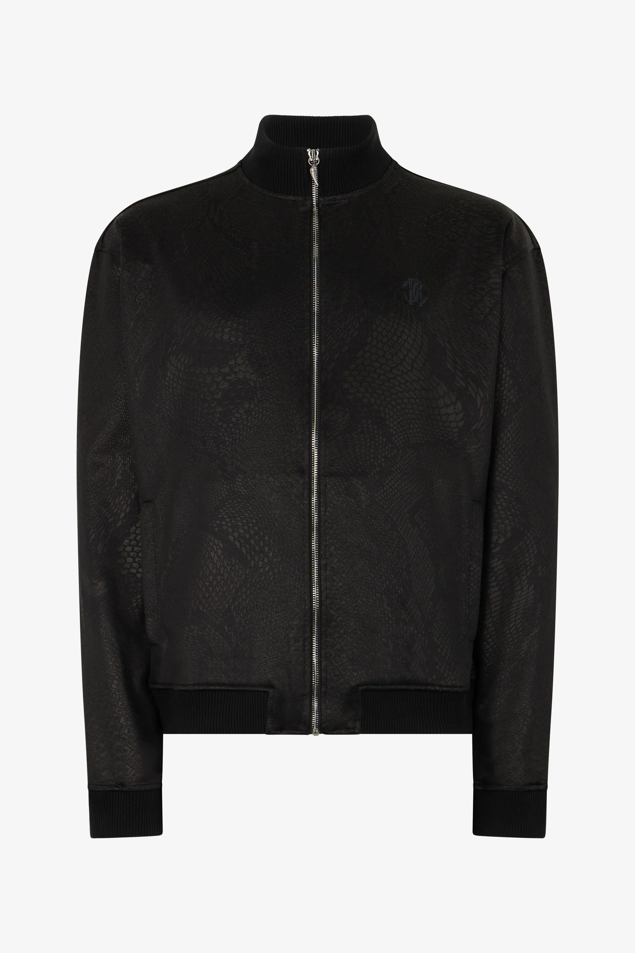 Full-Zip Sweatshirt With Python Print - 1