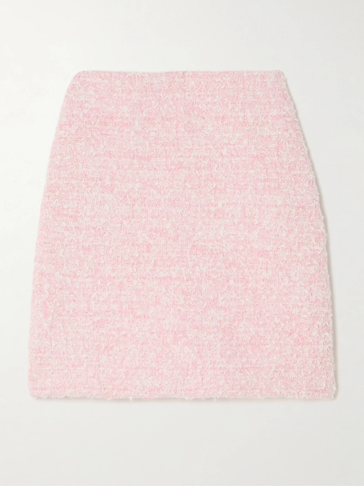 Metallic Cotton-blend Tweed Mini Skirt - 1