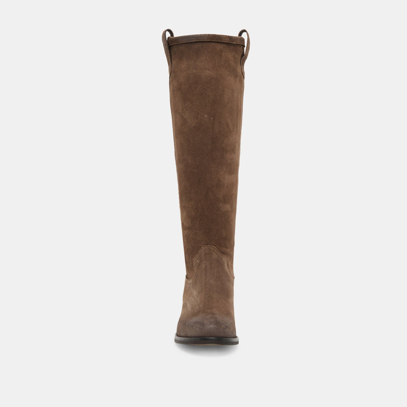 RAMZY BOOTS CHOCOLATE SUEDE 7