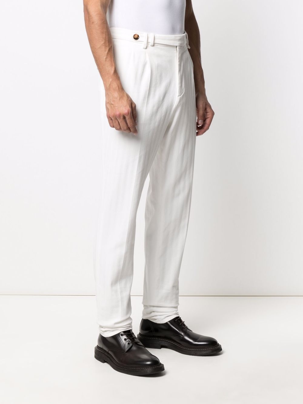 straight-leg tailored trousers - 3