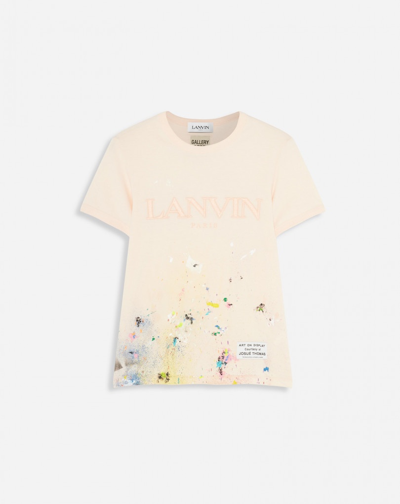 LANVIN SHORT SLEEVE EMBROIDERED T-SHIRT WOMEN - 1