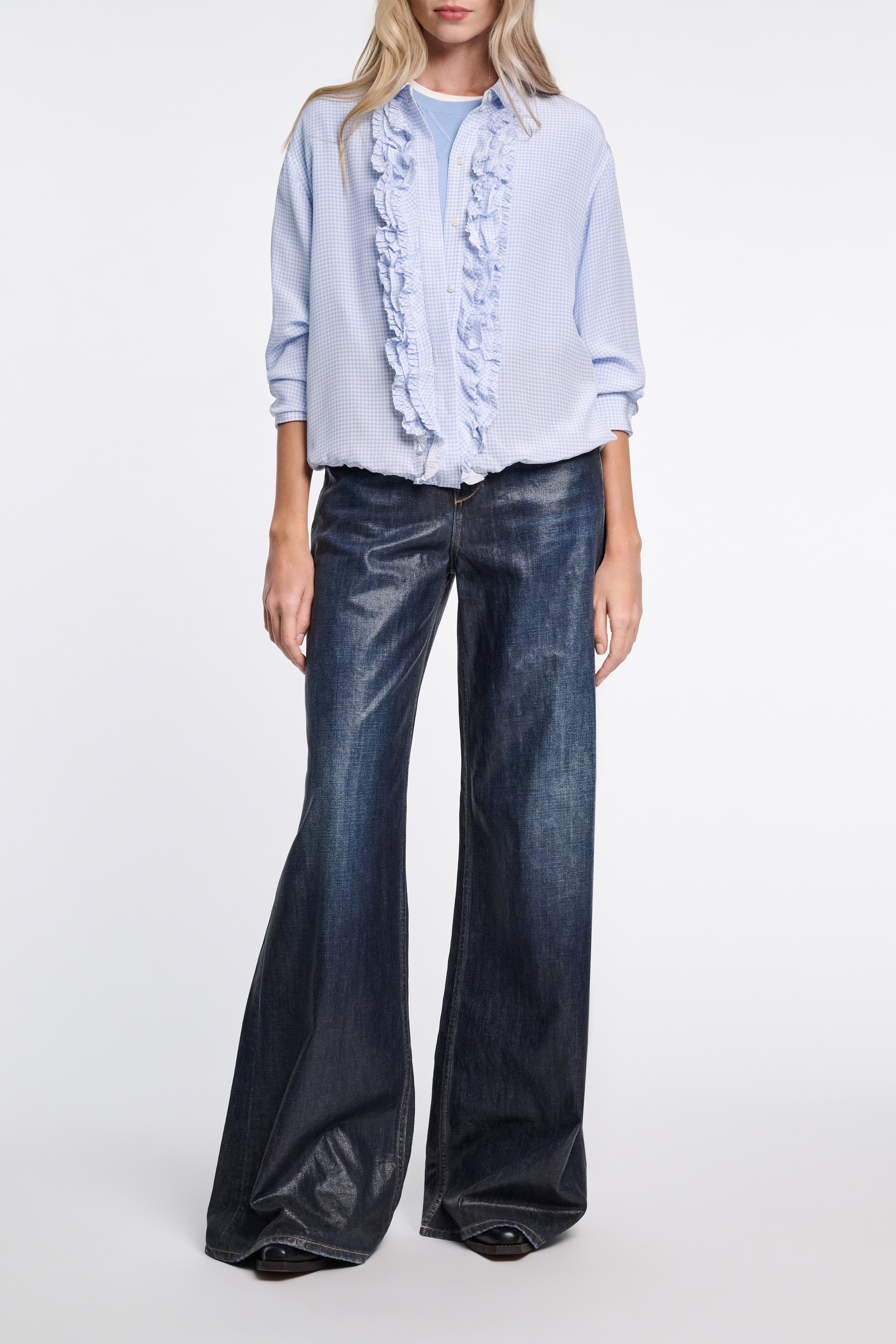 VICHY LOVE blouse - 3