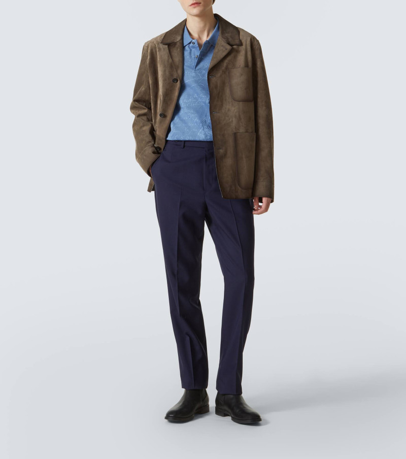 Berluti Scritto cotton piqué polo shirt outlook