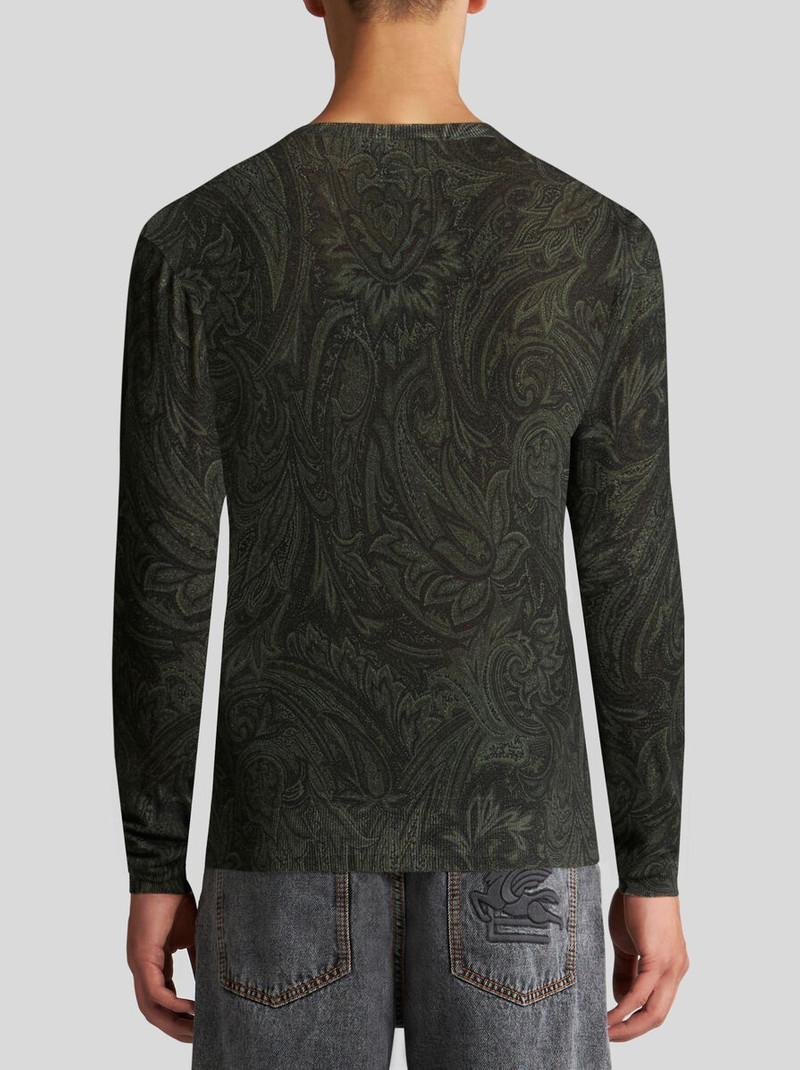 SILK AND CASHMERE PAISLEY SWEATER 4