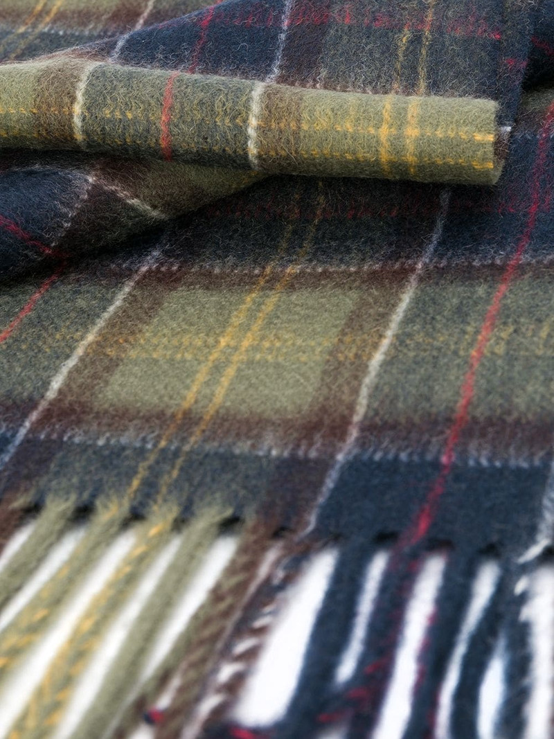 tartan scarf and gloves set 3