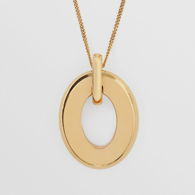 Burberry Gold-plated Cut-out Detail Necklace outlook