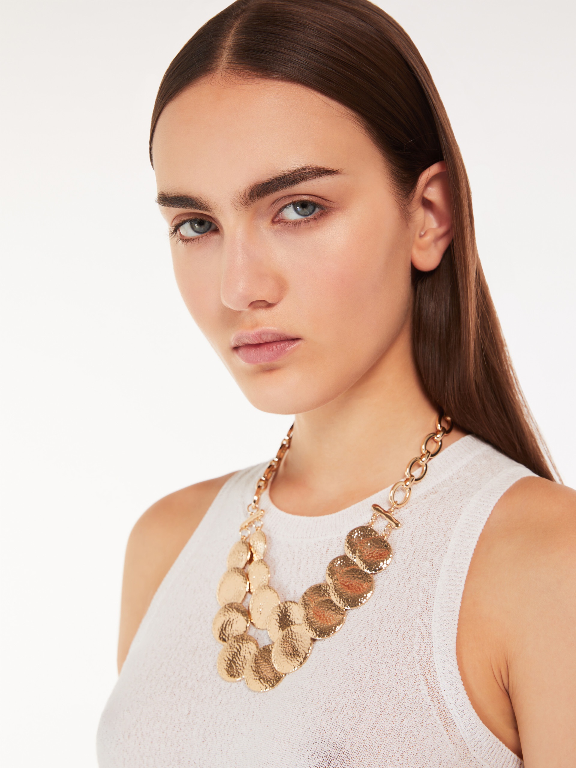 AEROVIA Choker necklace with coins - 4