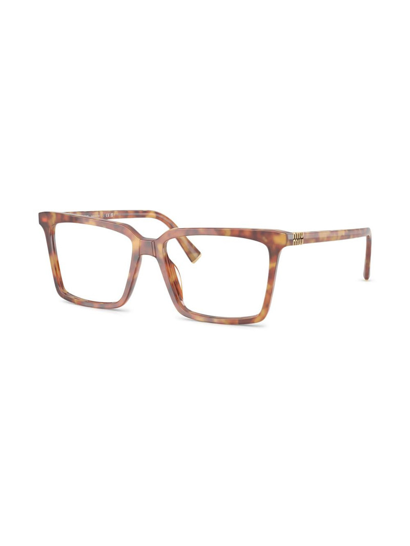 Miu Miu rectangle frame glasses outlook