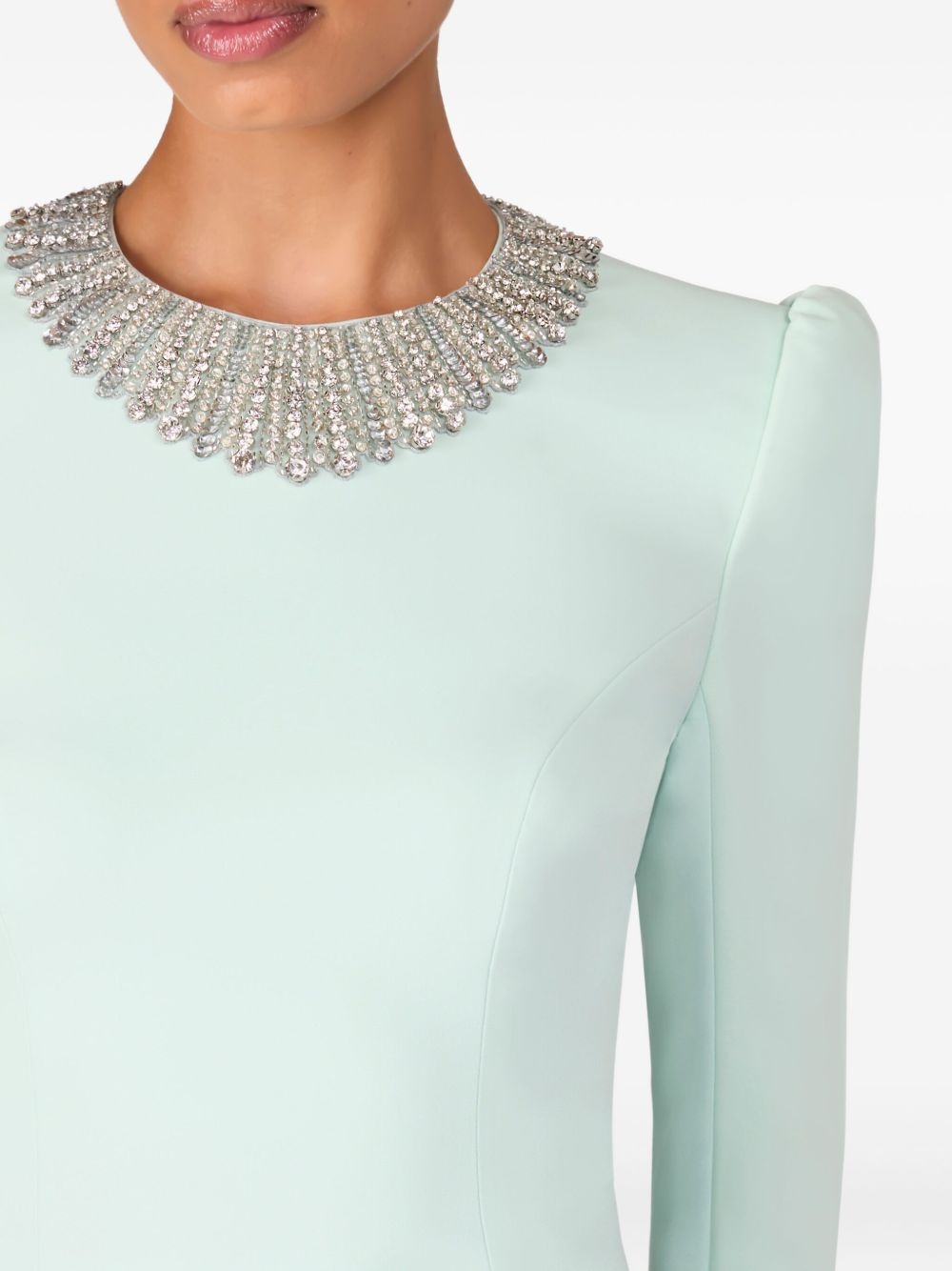 Cora long-sleeve midi dress - 5