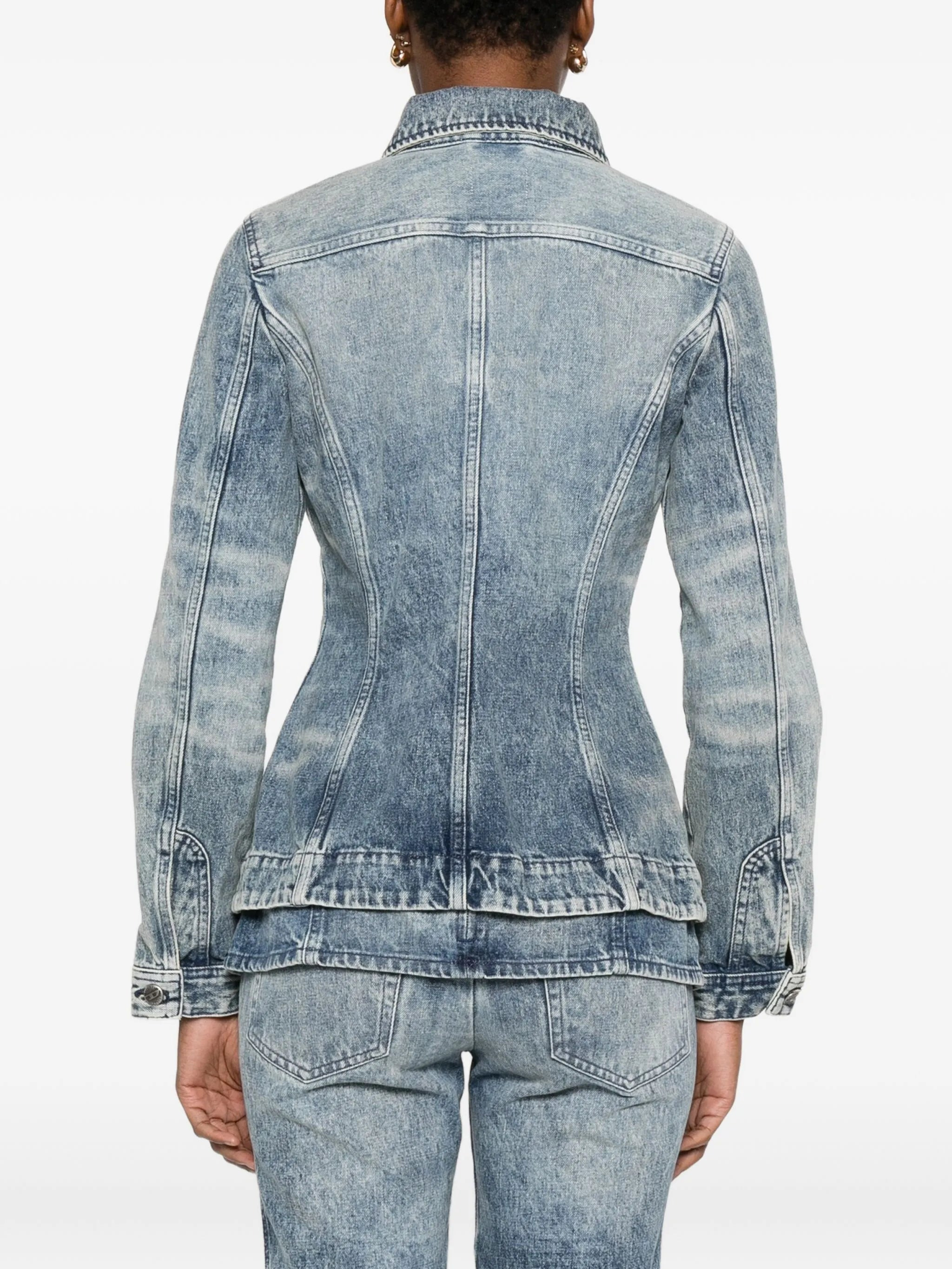 Diesel Button-fastening Denim Jacket - 4